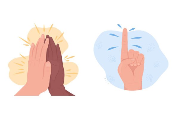 Friendly Interaction Svg Illustrations: Graphics for Digital Sellers