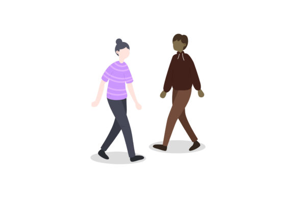 People Standing Illustrations Graphics for Digital Publishing